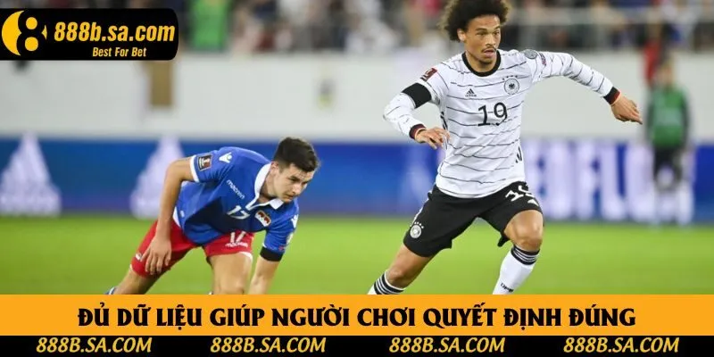 Đủ dữ liệu giúp người chơi quyết định đúng