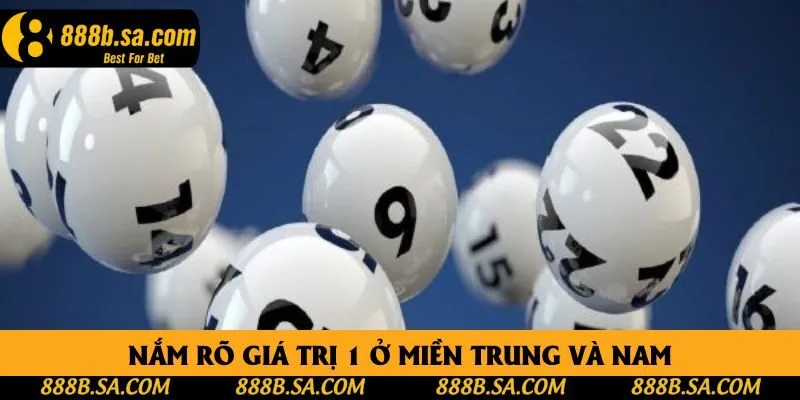 Nắm rõ giá trị 1 ở miền Trung và Nam