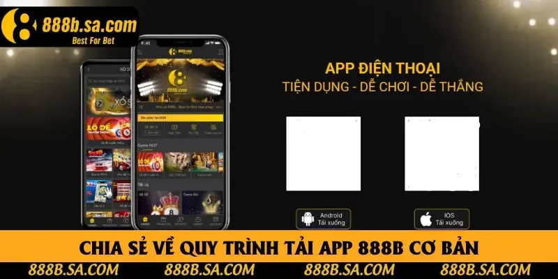 Chia sẻ về quy trình tải app 888B cơ bản